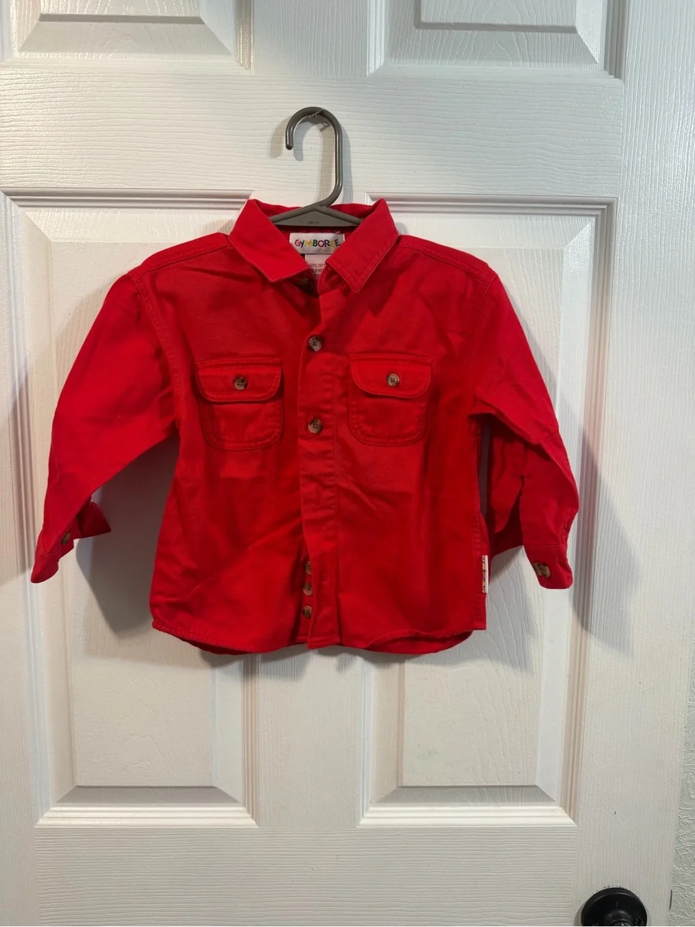 Gymboree Bright Red Button-Down Shirt for Kids